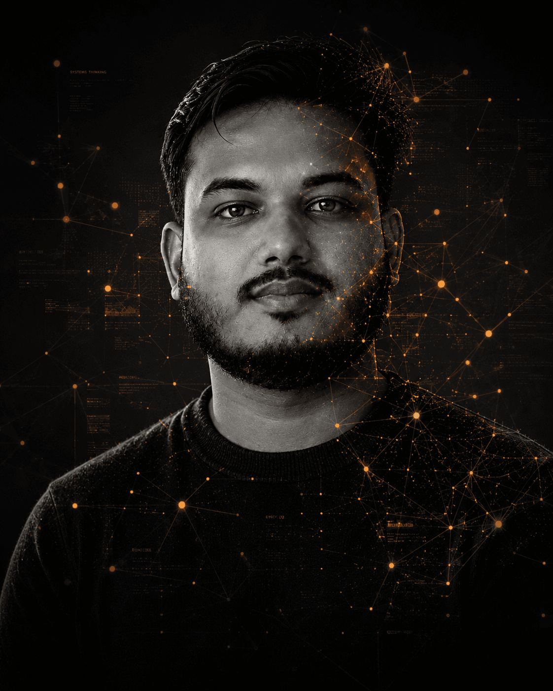 Portrait of Sadik Rahman